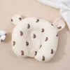 Cute cartoon U-shaped pillow for infants and toddlers, newborn babies, fun and fashionable pure cotton soft pillow, memory foam pillow custom product, pure cotton shaped pillow, anti-deviation correction, baby newborn baby U-shaped soothing pillow, breathable sleeping pad Item Picture